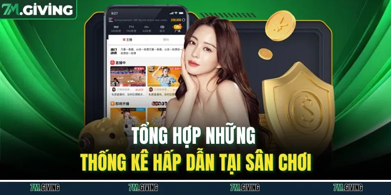 Tổng hợp những thống kê hấp dẫn tại sân chơi